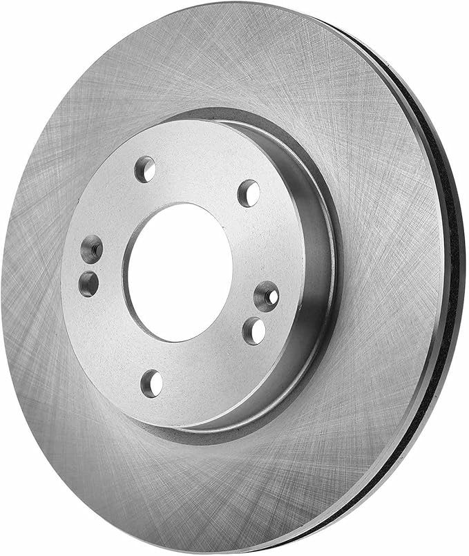 2pcs Disc Brake Rotor Set Assembly Front Rear Left Right Cast Iron for Kia,for Hyundai 12.70-Bolt Circle (Mm) 21.40mm-Discard Thickness 44.5mm-Item Height