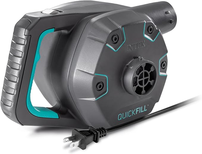 Intex Quick Fill 120 Volt AC Electric 38.9 CFM Inflatable Float & Air Bed Pump