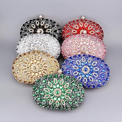 Luxury Clutch Evening Bag Wedding Crystal Ladies Cell Phone Pocket Purse Female Wallet for Party Quality Gift