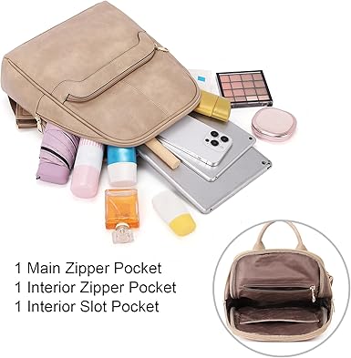 CLUCI Womens Backpack Purse Travel Backpack Leather Convertible Ladies Designer Daypack Shoulder Bags