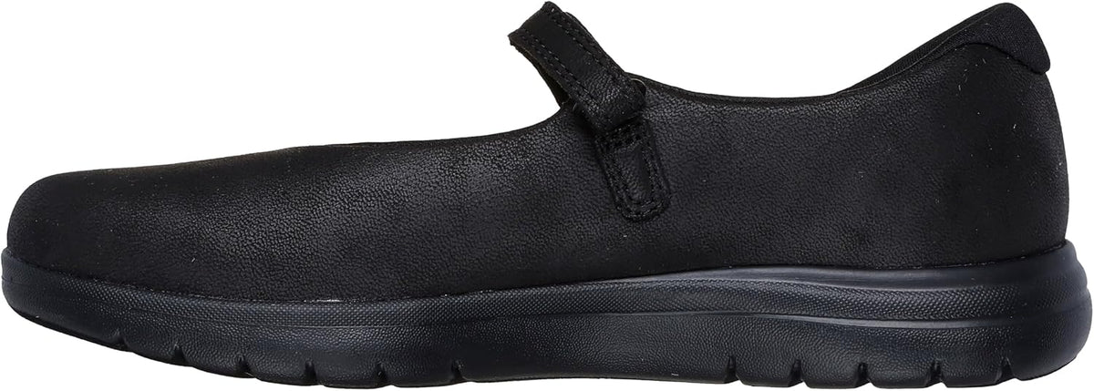 Skechers Women's On-the-go Flex – Whisper | Casual, Air-Cooled Goga Mat, Ultra Go Cushioning, Vegan, Machine Washable, Maryjane