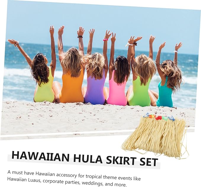 Hula Skirt for Women Authentic Hawaiian Costumes Party Festival Performance Dress