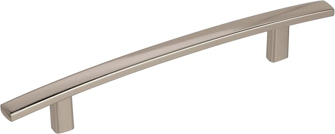 Amerock Cabinet Pull Polished Nickel 5-116 inch (128 mm) Center to Center Cyprus 1 Pack Drawer Pull Drawer Handle Cabinet Hardware