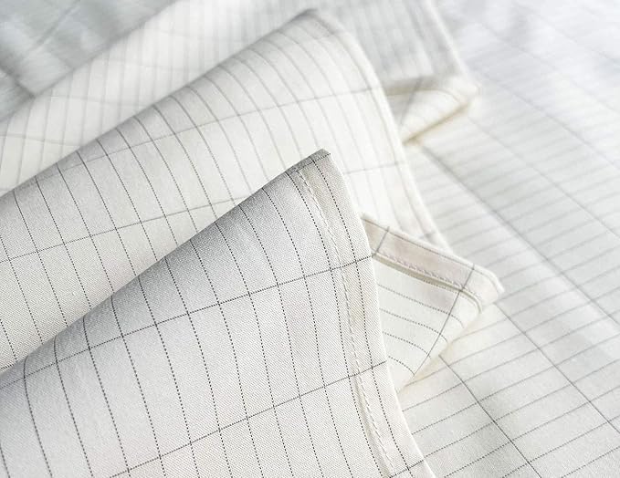 Grounding Sheet with Silver Fiber & Organic Cotton - Conductive with Grounding Cord, Grounding Keep Good Sleep, Natural Health (27x52 inch, White)
