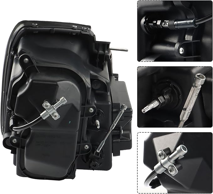 Headlight Headlamp Assembly Halogen Driver Side Replacement for STS 2005 2006 2007 2008 2009 2010 2011 Replacement for GM2502278 Left LH