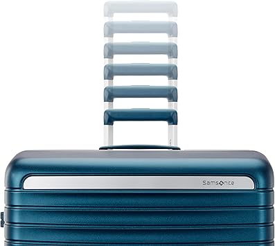 Framelock Max 21 Carry-On Hardshell Zipperless Luggage - Highly Secure Integrated EazylockTM Mechanism - RightHeightTM Adjustable Handle System - 360 Spinner Wheels - Airline Approved - Emerald Teal