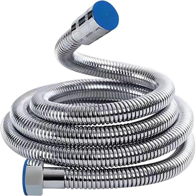 Shower Hosei14Upgrade 3 Layers Stainless Steel Shower Tubei14Anti-Kink and Leak-Proofi14High Pressure Resistancei14Easy DIY Replacementi14Universal G 12 Connection. (1.5M59inches)