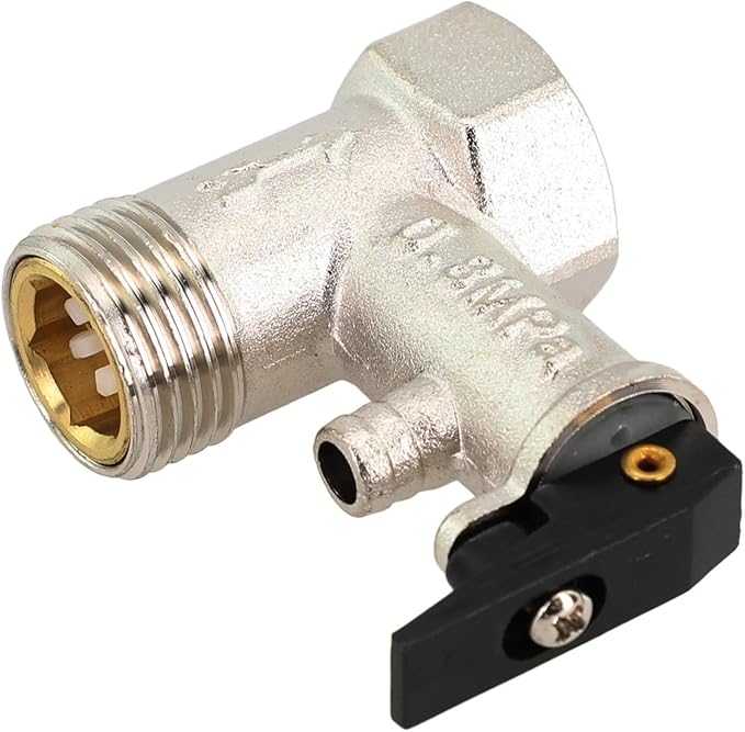 Safety Valve Pressure Relief Valve Boiler 12Inch Threads Brass Adjustable Safety Check Valve Home Improvement Water Systems