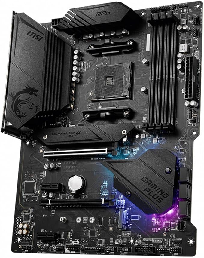 MSI MPG AMD B550 Gaming Plus Socket AM4 ATX DDR4-SDRAM Motherboard
