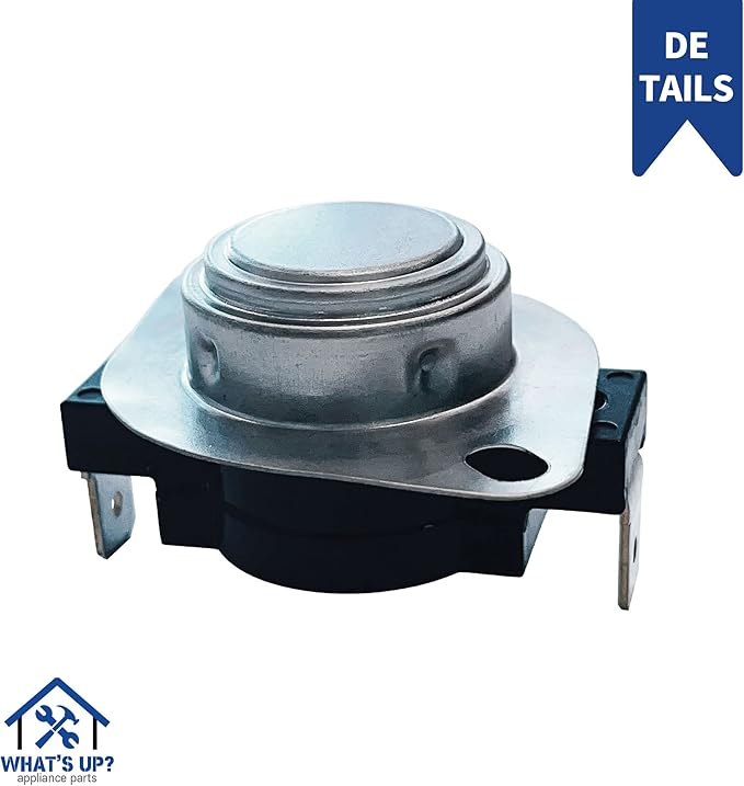 What's Up? DC47-00018A Dryer High Limit Thermostat Replacement Part for Samsung Dryers Replaces Part 35001092, 503497, AP4201898, AP6008682, PS4205217