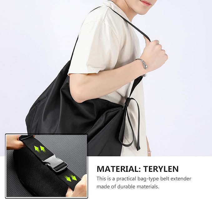 PACKOVE Fanny Pack Extender Strap Fanny Pack Extender Belt Waist Pack Extender Strap Adjustable Elastic Strap, Belt Extender For Waist Bag