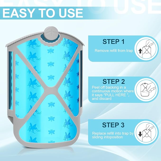 Insect Trap Refill Kit, Compatible with ZEVOM364A (6Pcs)