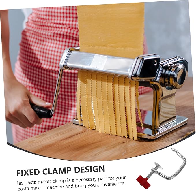 Universal Pasta Maker Fixing Clip Pasta Making Clamp Sturdy Iron Alloy Pp Material