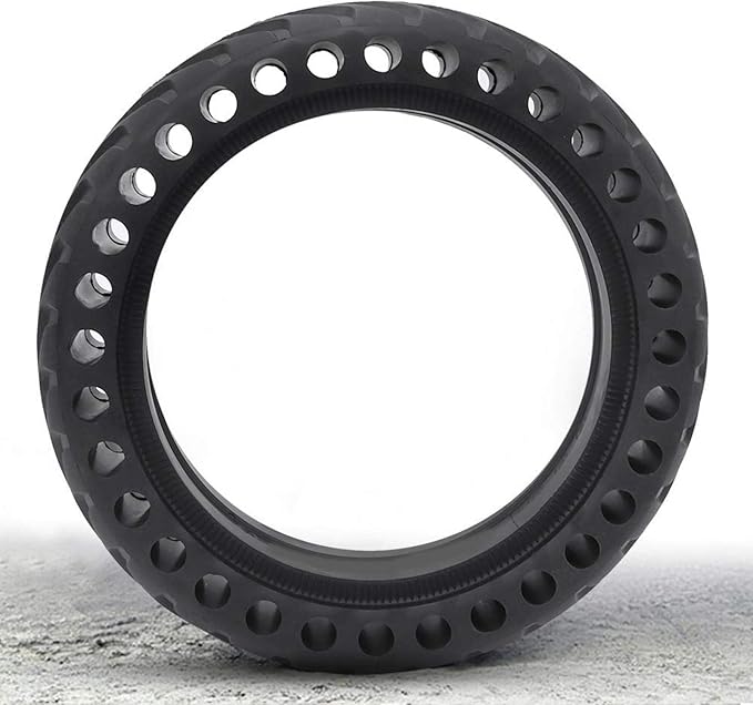 EVTSCAN 8.5inch Scooter Tire Explosion-Proof Solid Tyre Shock Absorption Holes Tire Wheel for M365 Electric Scooter Accessory
