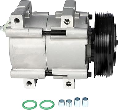 AC Compressor with Clutch for Ford E-150 E-250 E-350 Econoline for Explore for F-350 Ranger Windstar for Mazda B3000 B4000 Navajo for Mercury Mountaineer 1990-2011(CA-400 CL-1200)