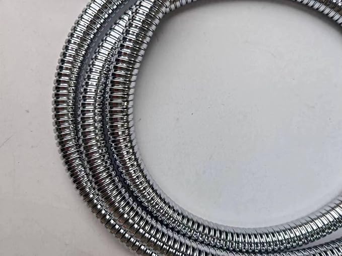 Wilchie Huierqi Shower Tube, Hand Shower Hose for Bathtime (59" chrome)