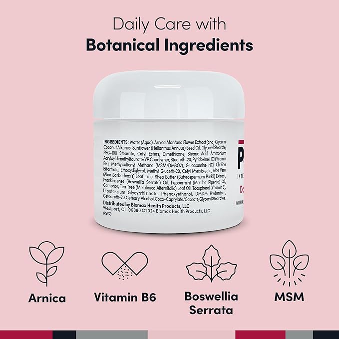 Penetrex Joint Muscle Therapy - Soothing Comfort for Back, Neck, Hands, Feet - Premium Whole Body Rub with Arnica, Vitamin B6 MSM Boswellia - Non-Greasy 2oz Cream