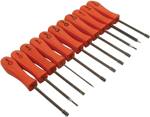Stens Carburetor Adjustment Tools, 11 Piece Adjustment Screwdriver Kit, ea, 1