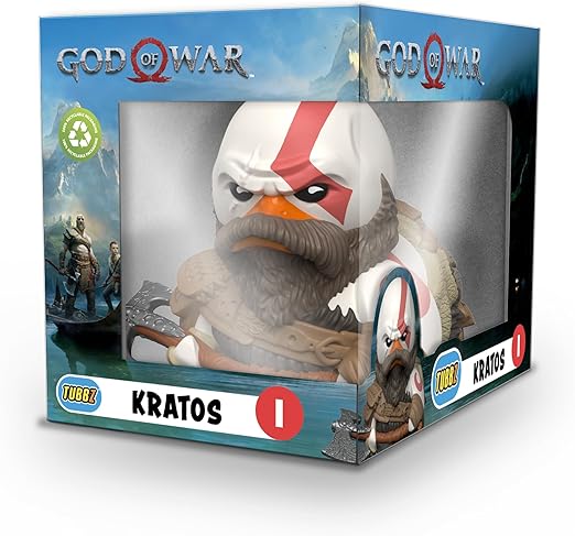 TUBBZ Boxed Edition Kratos Collectible Vinyl Rubber Duck Figure - Official God of War Merchandise - TV, Movies & Video Games