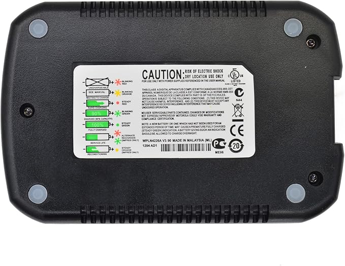 (127) WPLN4226 WPLN4232 Rapid Charger for Motorola XPR7350e XPR7550e XPR7580e XPR3300e XPR3000e XPR3500e XPR3300 XPR6550 XPR6580 XPR7350 XPR7550 APX4000 Battery Charing PMNN4077 PMNN4406 NNTN8129