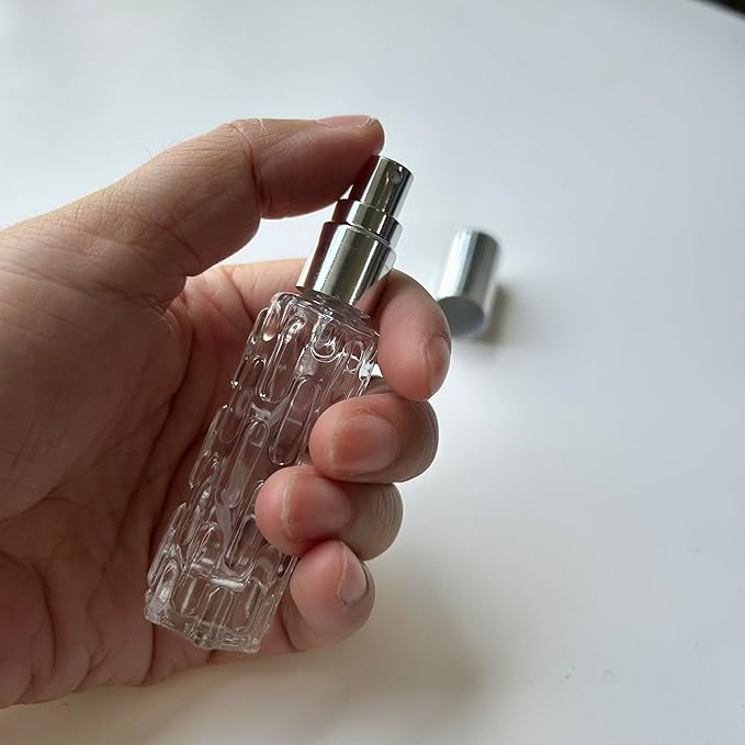 Empty Glass Spray Bottles, 10ml Refillable Bottle is Great for Essential Oils, Cleaning Solutions, Hair Mister,Durable Bottle