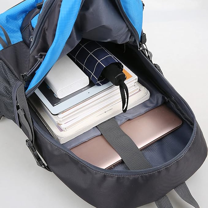 Outdoor Mountaineering Bag for Men and Women, Large Capacity Hiking Leisure Sports Breathable Fashion Travel Bag