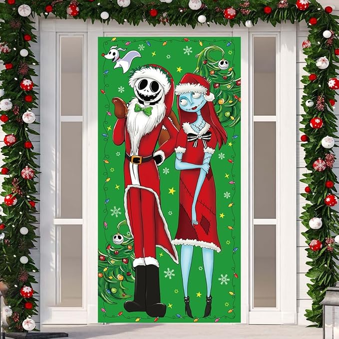 Christmas Decorations Door Cover Banner and Decor for Home Party