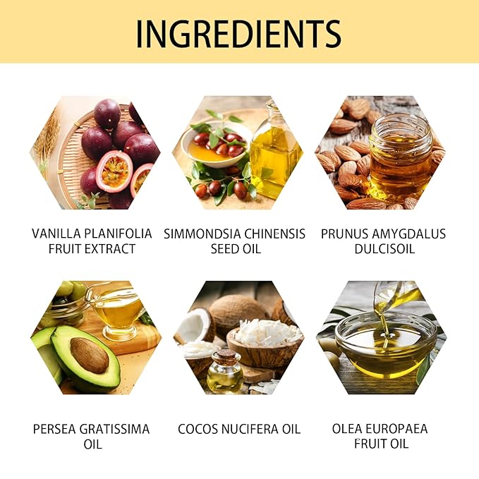 Vanilla Body Juice Oil Skin Moisturizer, Body Juice Oil Vanilla Cream Flavor,120ml4fl.oz Hand Crafted Body Oil