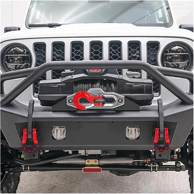 11Ton (516") Die Forged Hook 4500lbs-8000lbs Winch Towing Rope ATV UTV Tow Trailer, Boat Part, Marine(Black)