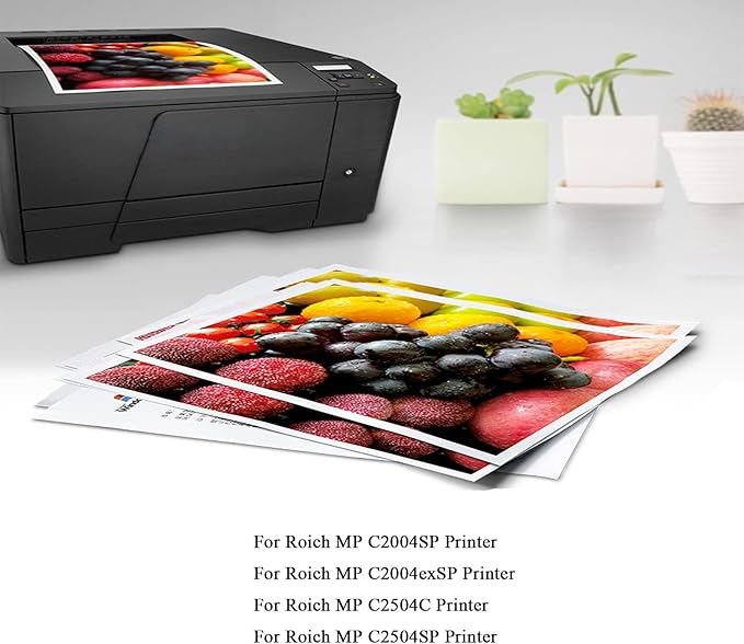 True Image Compatible Toner Cartridge Replacement for Torch MP C2504SP for Ricoh MPC2004SP 2004exSP 2504C 2504 SP Printer,Black Yellow Cyan Magenta Wide Compatibilit Magenta
