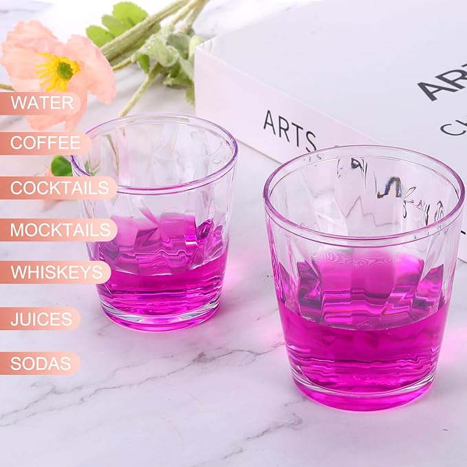 uxcell 17oz Acrylic Drinking Glasses, 2Pcs Plastic Reusable Tumblers Drinkware Unbreakable Water Glasses Cups Stackable Dishwasher Safe for Home Outdoors Restaurant, Green