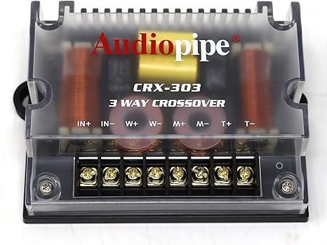 Audiopipe 3 Way Crossover CRX-303 300 Watts Passive Crossover Car Audio 4 Ohm