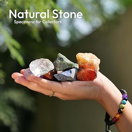 Seven Chakra Crystal, Assorted Crystals, Raw Crystals Bulk, Crystal Rock, Bulk Crystals, Quartz Crystals, Large Crystals, Reiki Gemstones, Rocks and Crystals - Crystals and Healing Stones 1 LB