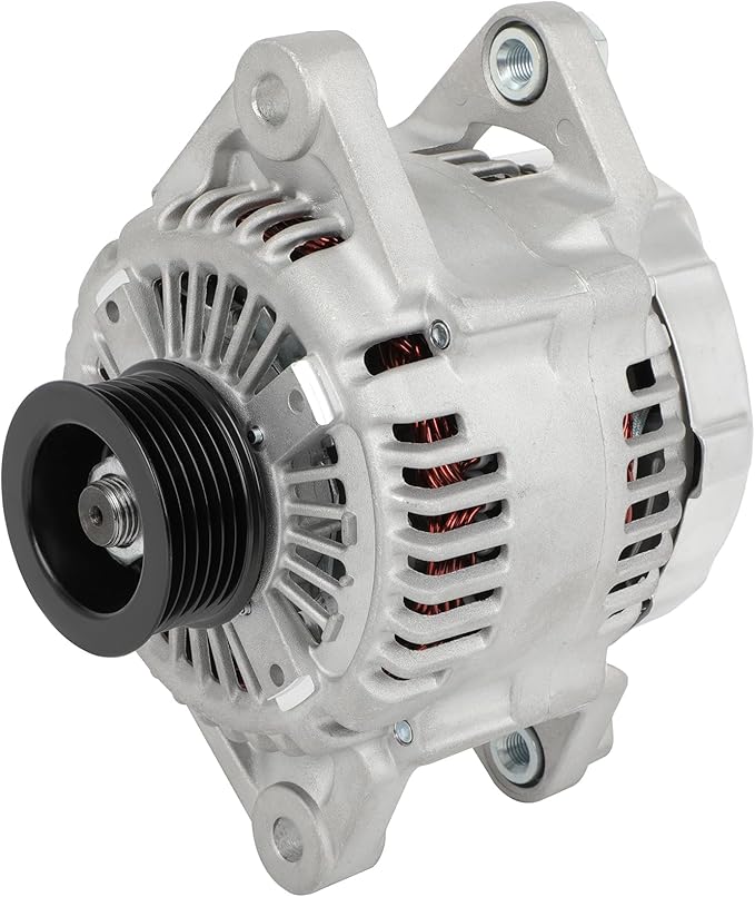 SCITOO Alternator Fit for Hyundai Santa Fe 2.7L 2007-2009, for Kia Optima for Rondo 2007-2010 - 12V 130Amp CW S6 Pulley Class, Replace OE 11190 37300-3E100 37300-3E105 373003E105 02131-9271