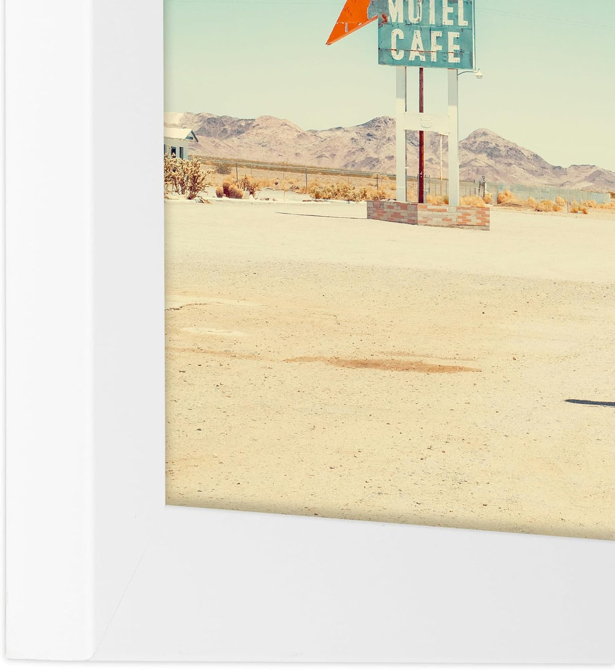 ArtToFrames 12x34 Inch White Picture Frame, This 1.25 Inch Custom Poster Frame is Soft White - Comes with Economy Acrylic and Corrugated Backing (2WOM5179-12x34)