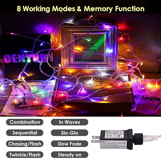 JT-EL/FC300V0120-C 30V 0.12A LED Controller With 8 Modes, Class 2 Power Supply Multifunctional Transformer, Low Voltage US Plug for Light (1 Pack)
