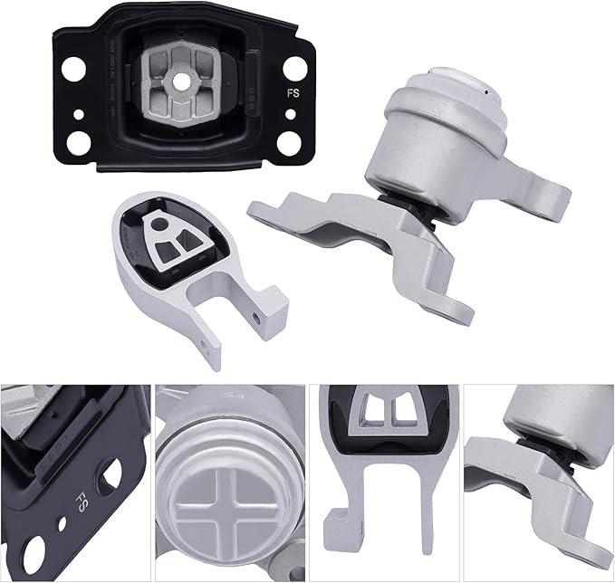 Engine Motor Trans Mount Set Fits for Ford Fusion 2014-2020 1.5L, 2013-2014 1.6L