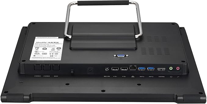 Shuttle XPC AIO X50V8 Black Embedded Intel Celeron 5205U All-in-One Barebone PC, Fanless, IP54 Certified, VESA Compatible, No RAM, No HDDSSD, No OS
