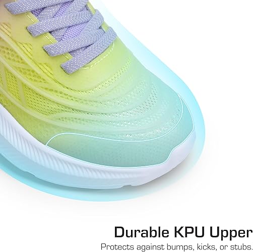DREAM PAIRS Girls Shoes Kids Tennis Sparkle Ease Running Athletic Lightweight Sneakers for Little/Big Kids Toddler