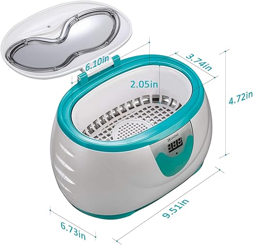 Ultrasonic Cleaner, UKOKE 3800S Professional Ultrasonic Jewelry Cleaner with Timer & iSonic