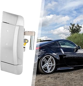 Car Right Passenger Side Exterior Door Handle Kit Compatible with 2003-2006 Nissan 350Z Replacement 80606-CD01E, 80606-CD01D, 80606CD00B, 80606-CD000