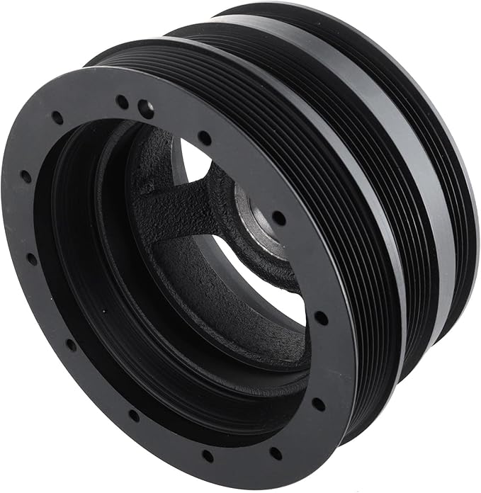 A-Premium Engine Harmonic Balancer Crankshaft Pulley Compatible with Chevrolet Camaro 2012-2015 & Cadillac CTS 2011-2015, OHV V8 6.2L, Replace# 12603916, 12674581