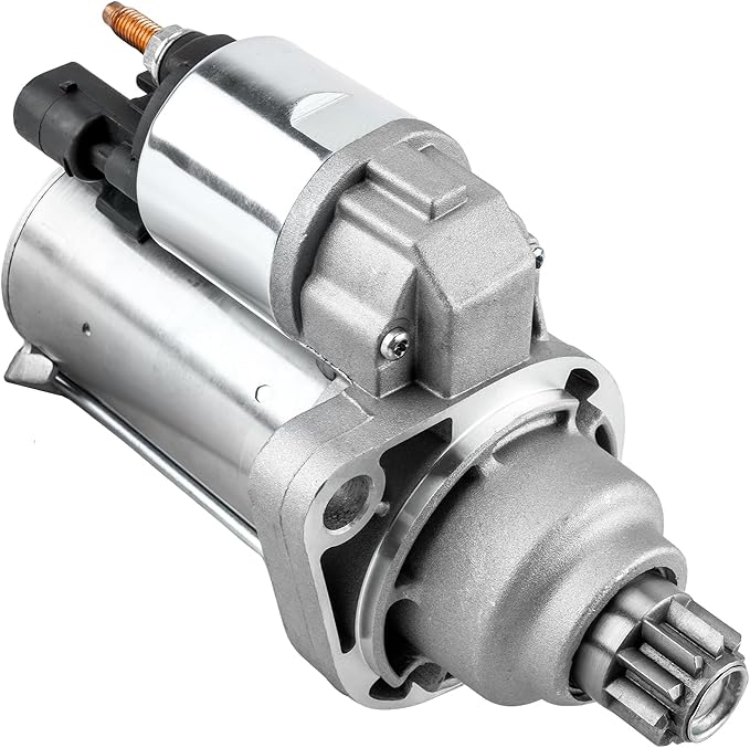 17970 Starter Replacement for 2006-2015 Jetta 2.0L, 2010-2017 TI-GUAN, 2010-2016 CC 2.0L, 2006-2010 Passat 2.0L, 2006-2009 2012-2014 GTI, 2007-2010 E-os, Starter Motor Replace 17970