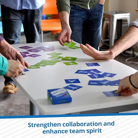 Connect Cards - Icebreaker Conversation Card Games | Conversation Starter Cards | Team Building Games for Work | Connections Game & Group Games for Adults | Featured by TEDx (60 Cards)