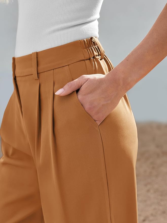 LILLUSORY Wide Leg Dress Pants Women's High Waisted Dressy Trousers