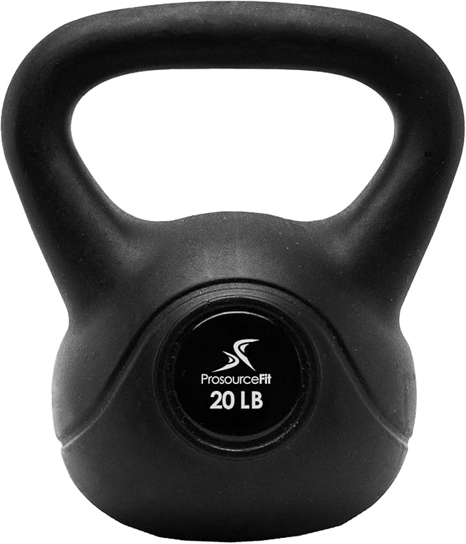 ProsourceFit Vinyl Plastic Kettlebell 20 lbs