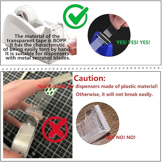 6 Rolls Transparent Tape Refills Rolls Each Rol 1 inch Corel 3/4 x 980 Inches,for School,Office, Home.