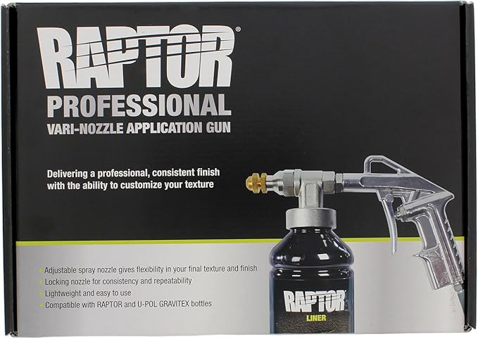 U-POL 4880 Raptor Professional Vari-Nozzle Application Gun