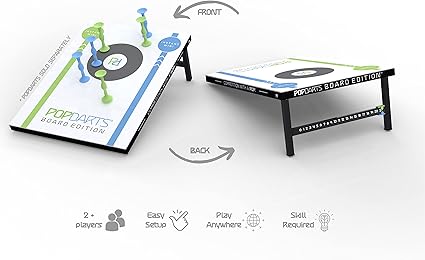 POPDARTS Board Edition (1 Board) - Fun Backyard, Indoor or Outdoor Toss Game - Requires Skill - Easy Set Up Fun to Play!