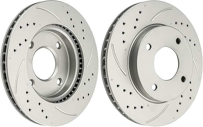 Front Disc Brake Rotor Compatible with 2009 2010 2011 Nissan Versa 1.6L